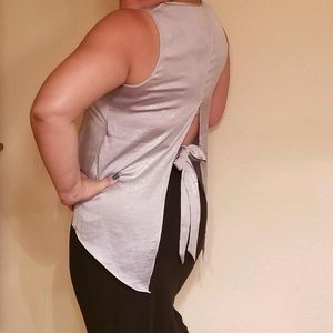 Sexy Shimmer hi-lo top